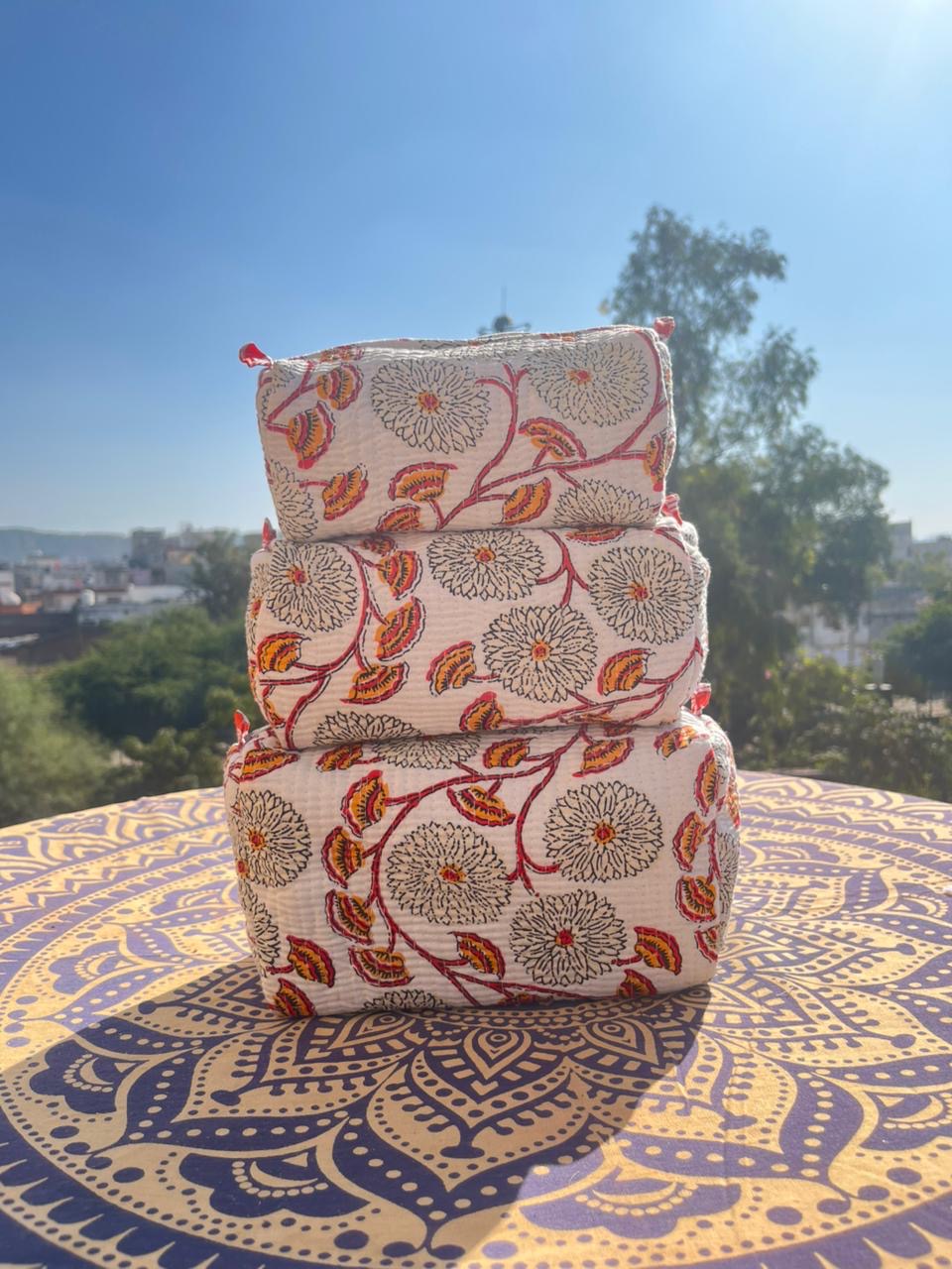 Trousse matelassée