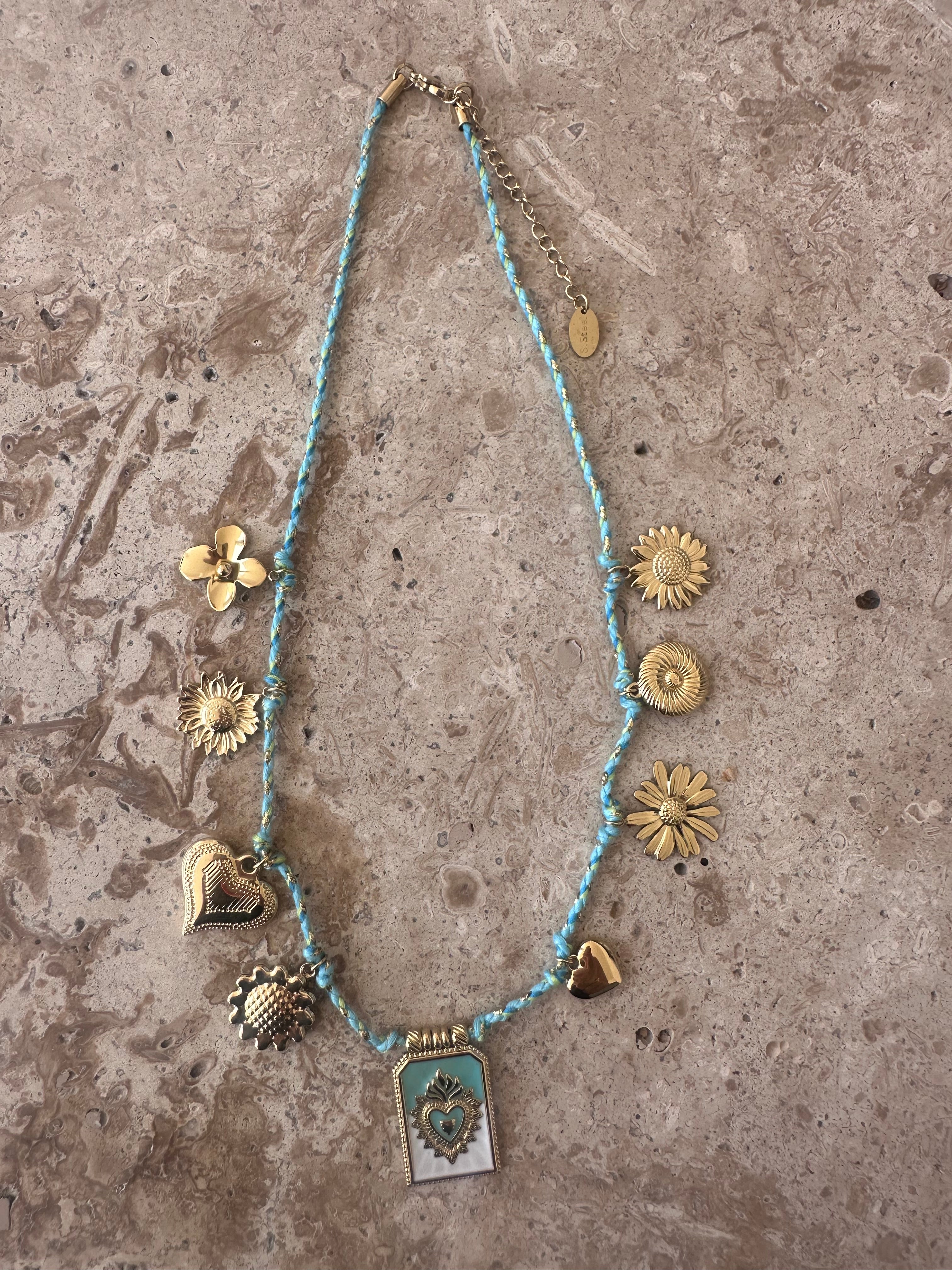 Collier Aztea blue