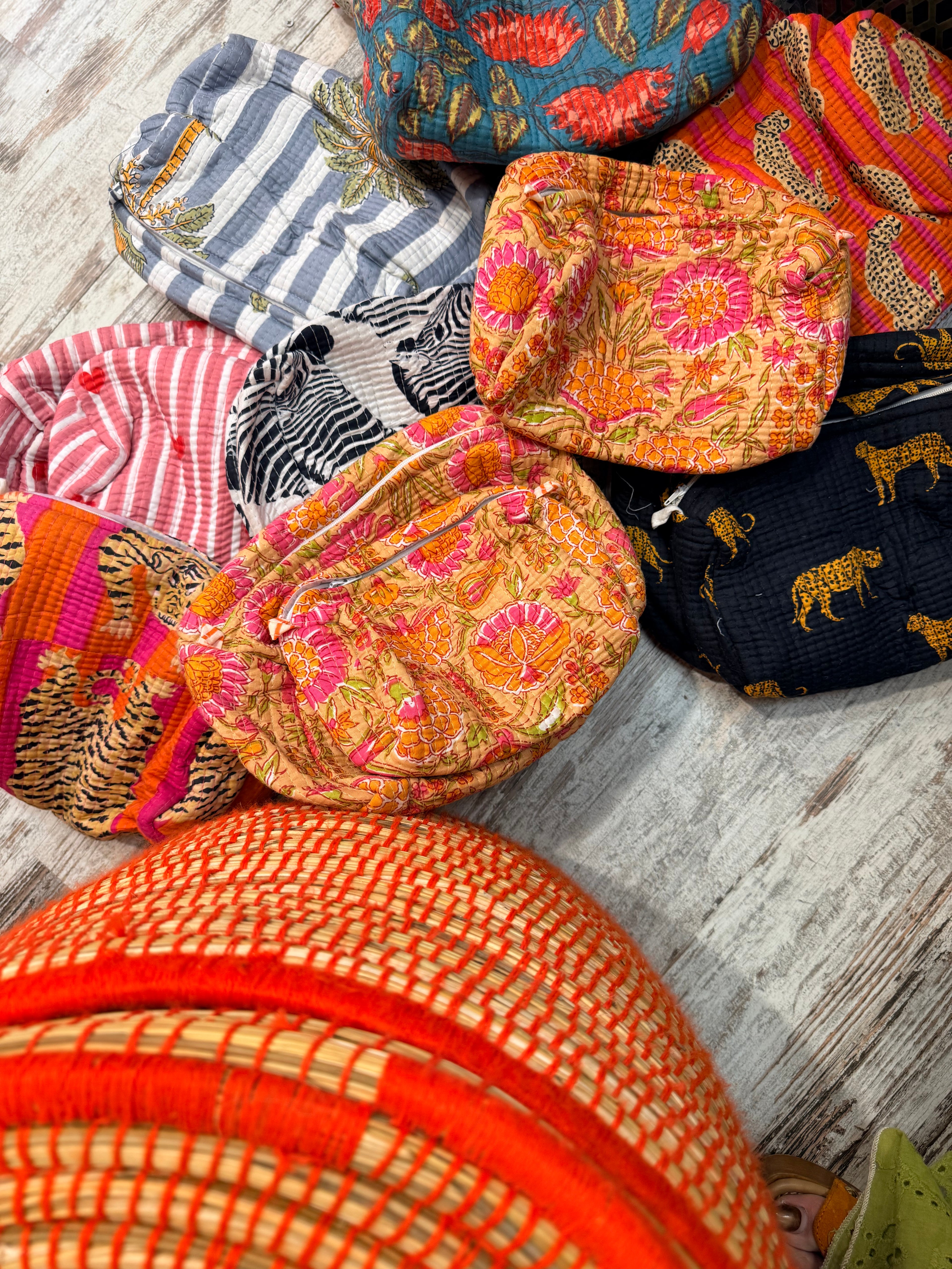 Trousse matelassée