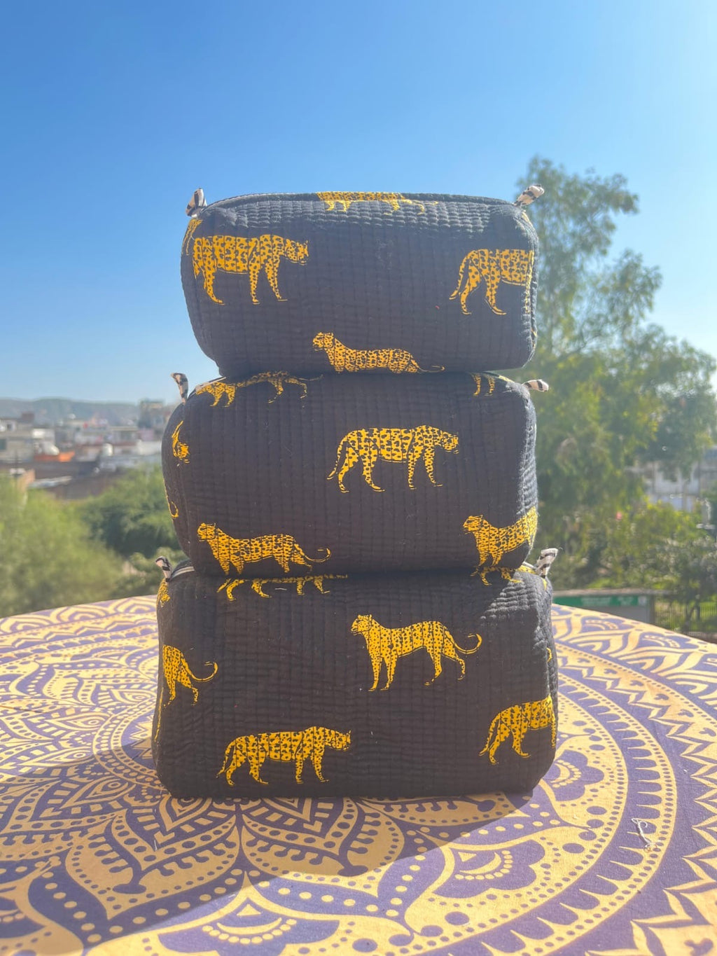 Trousse matelassée