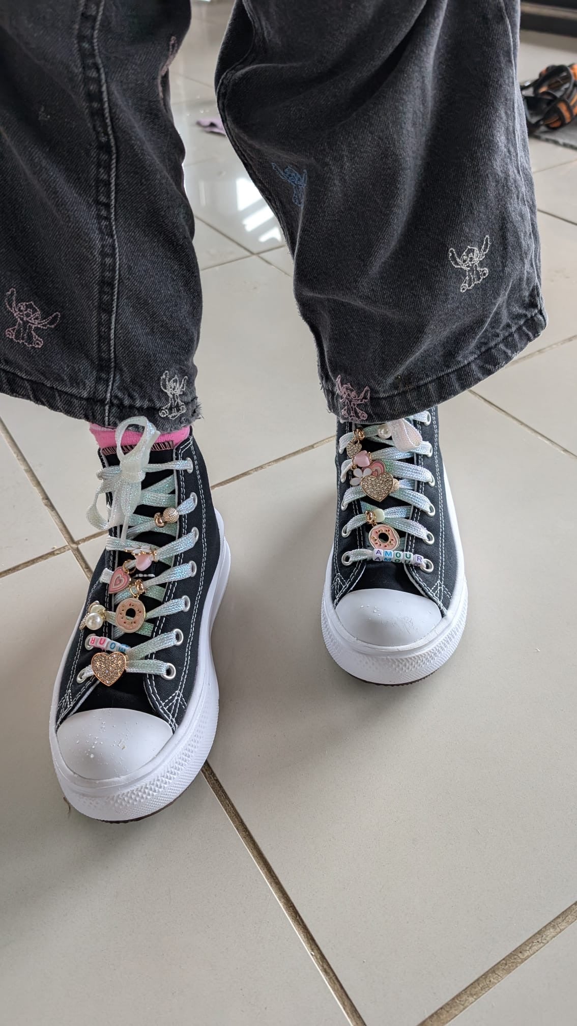 Lacets à charms