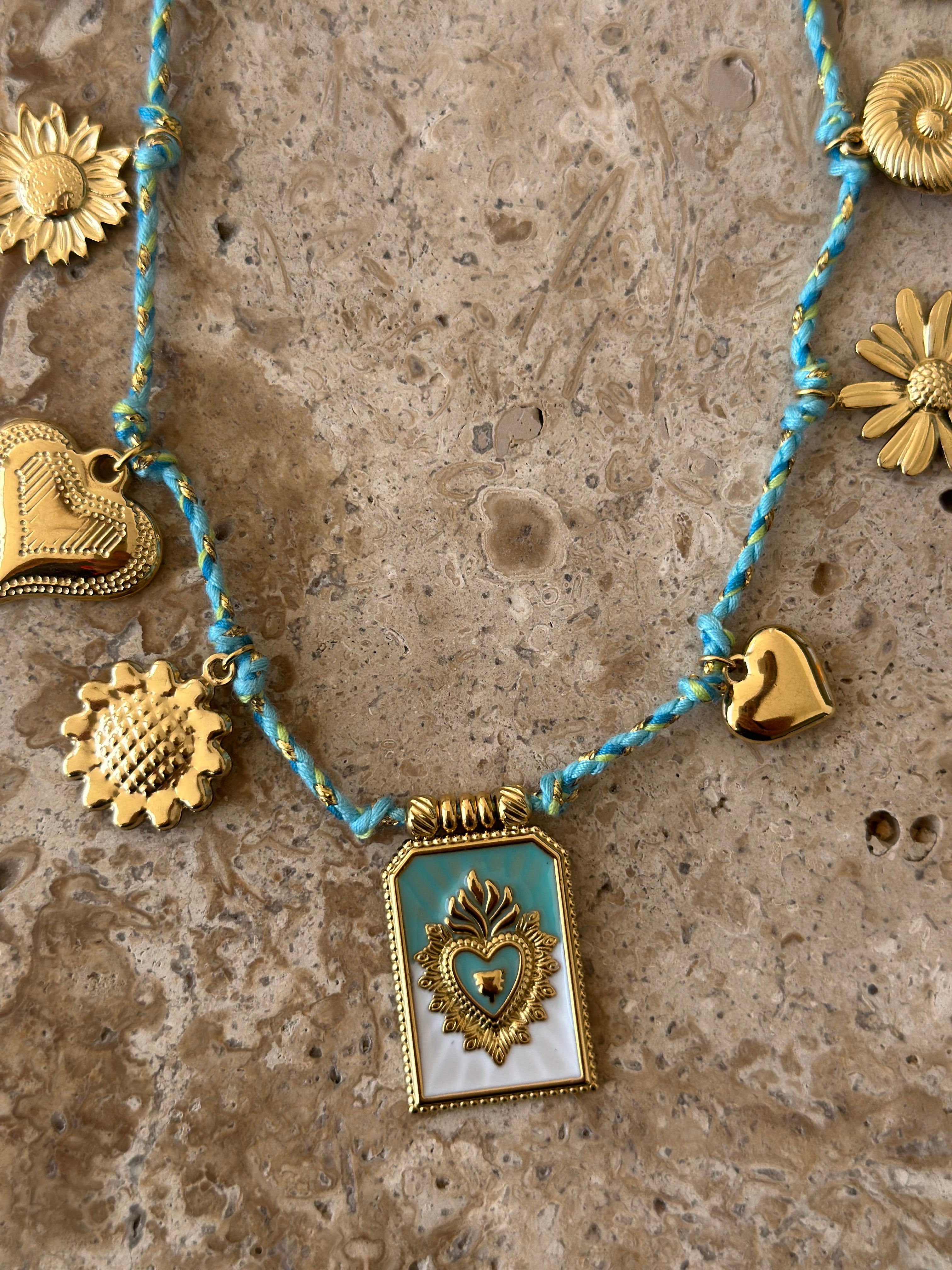 Collier Aztea blue