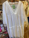 Robe coton brodé
