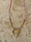Collier Evil Eye Rose