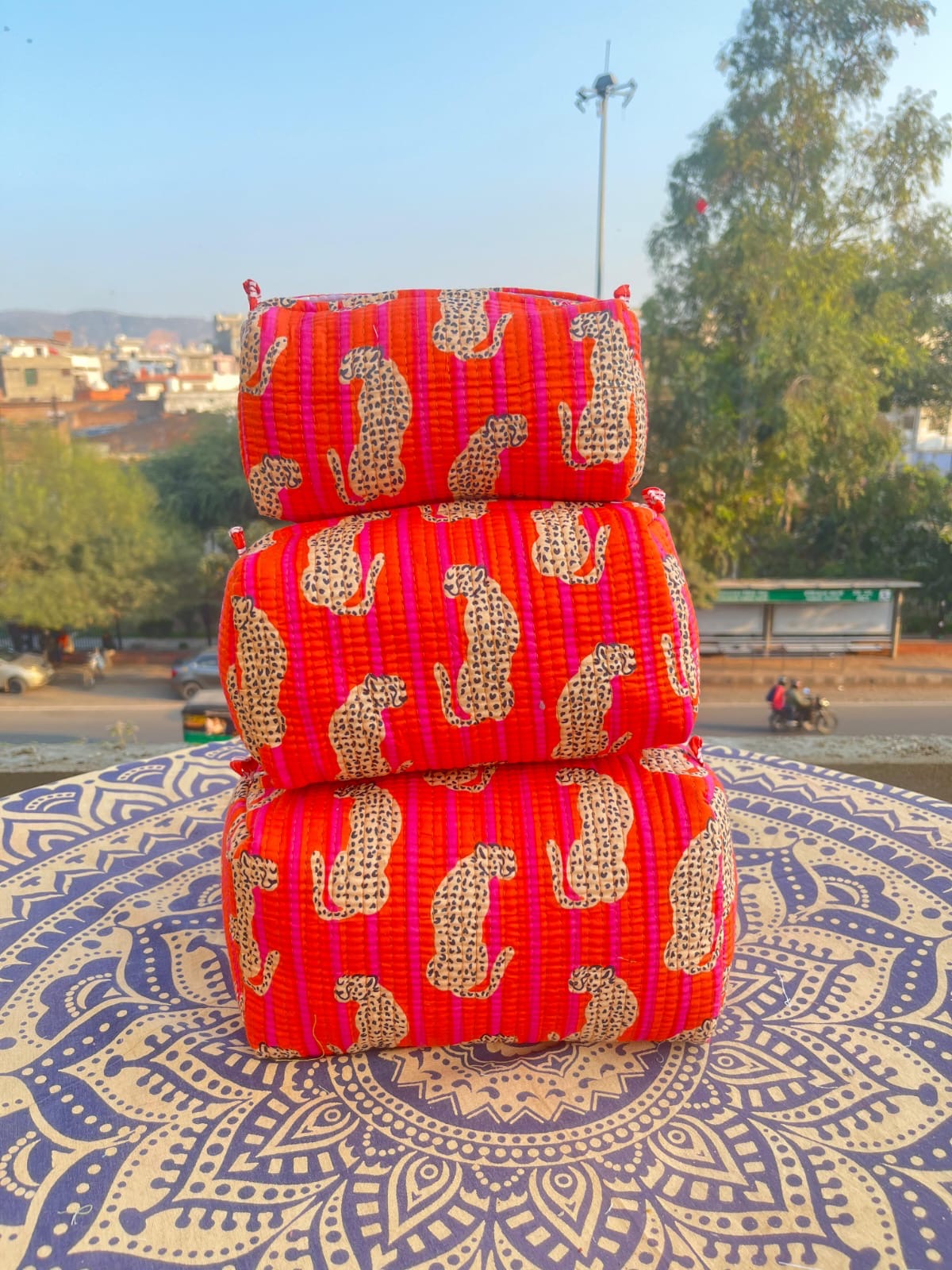 Trousse matelassée