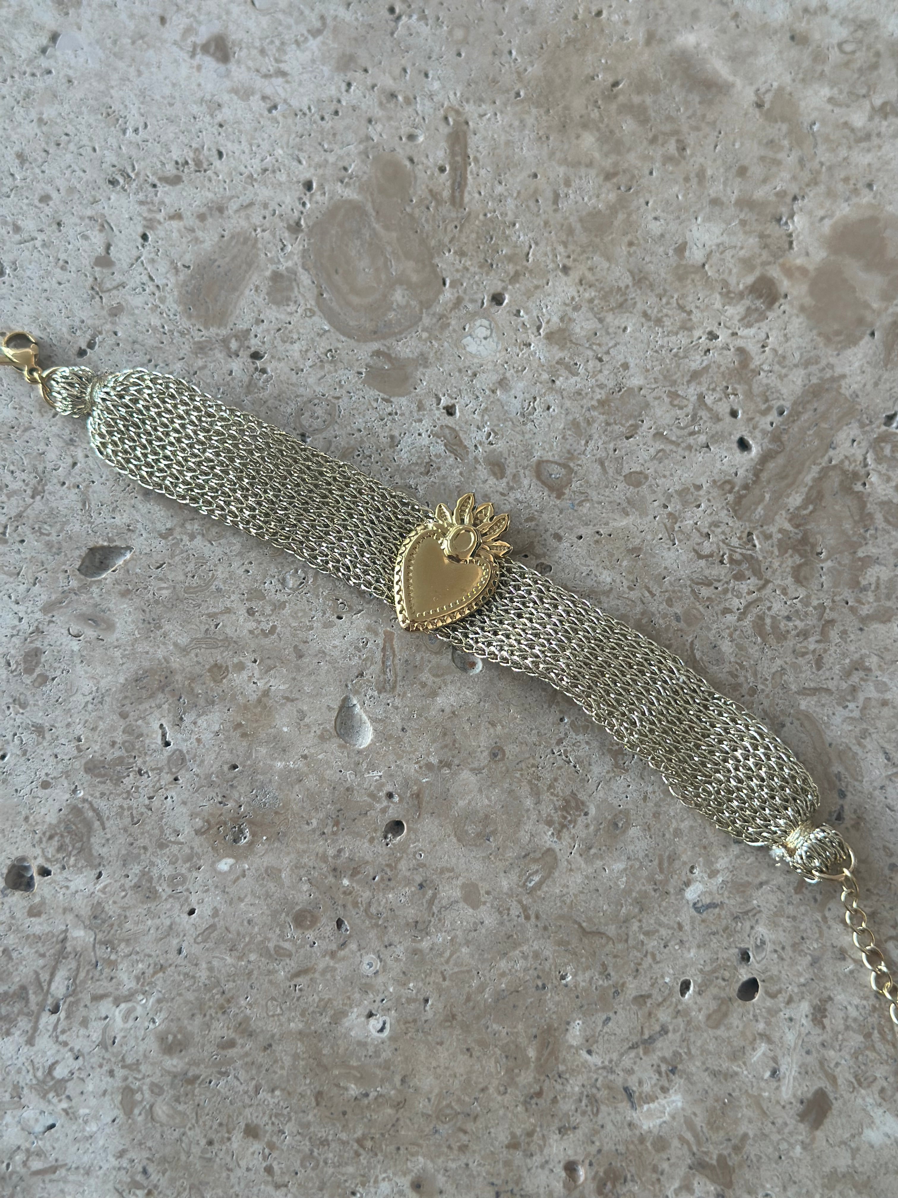 Bracelet coeur sacré