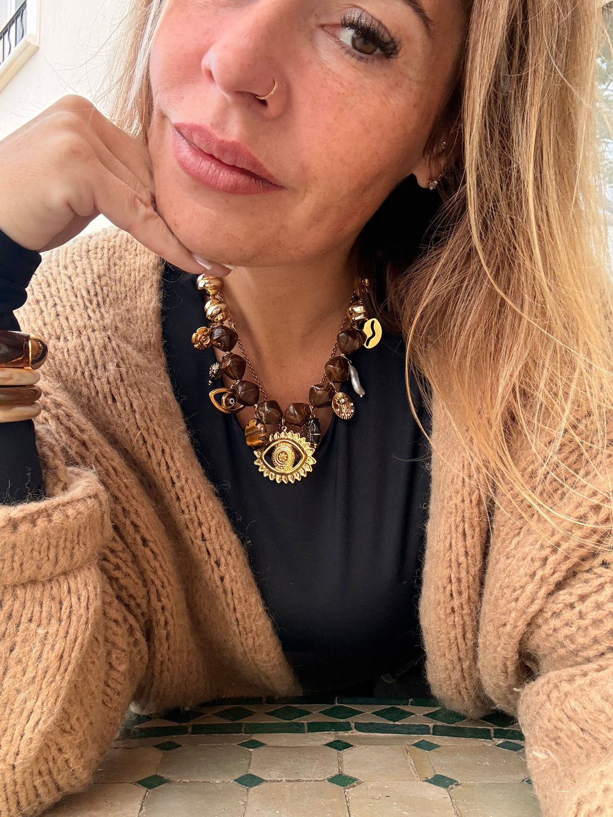 Collier AMBRE SOLAIRE