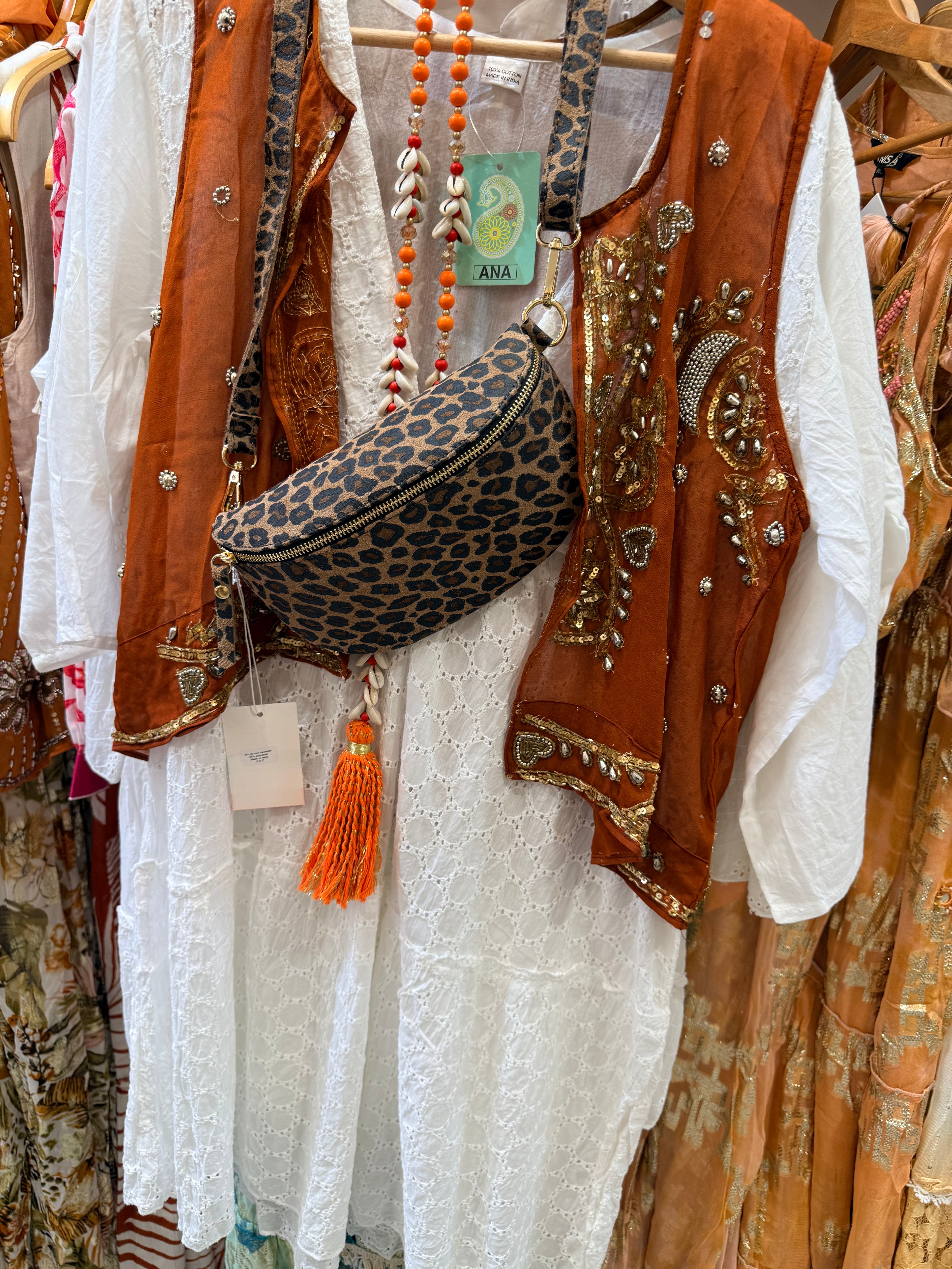 Sac banane léopard