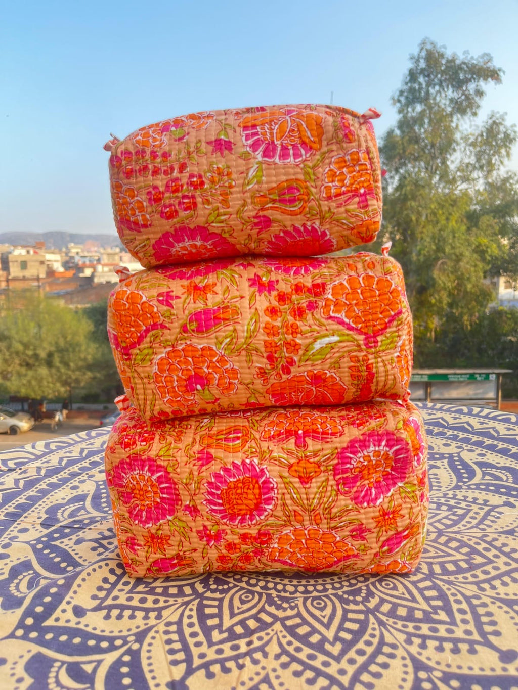 Trousse matelassée