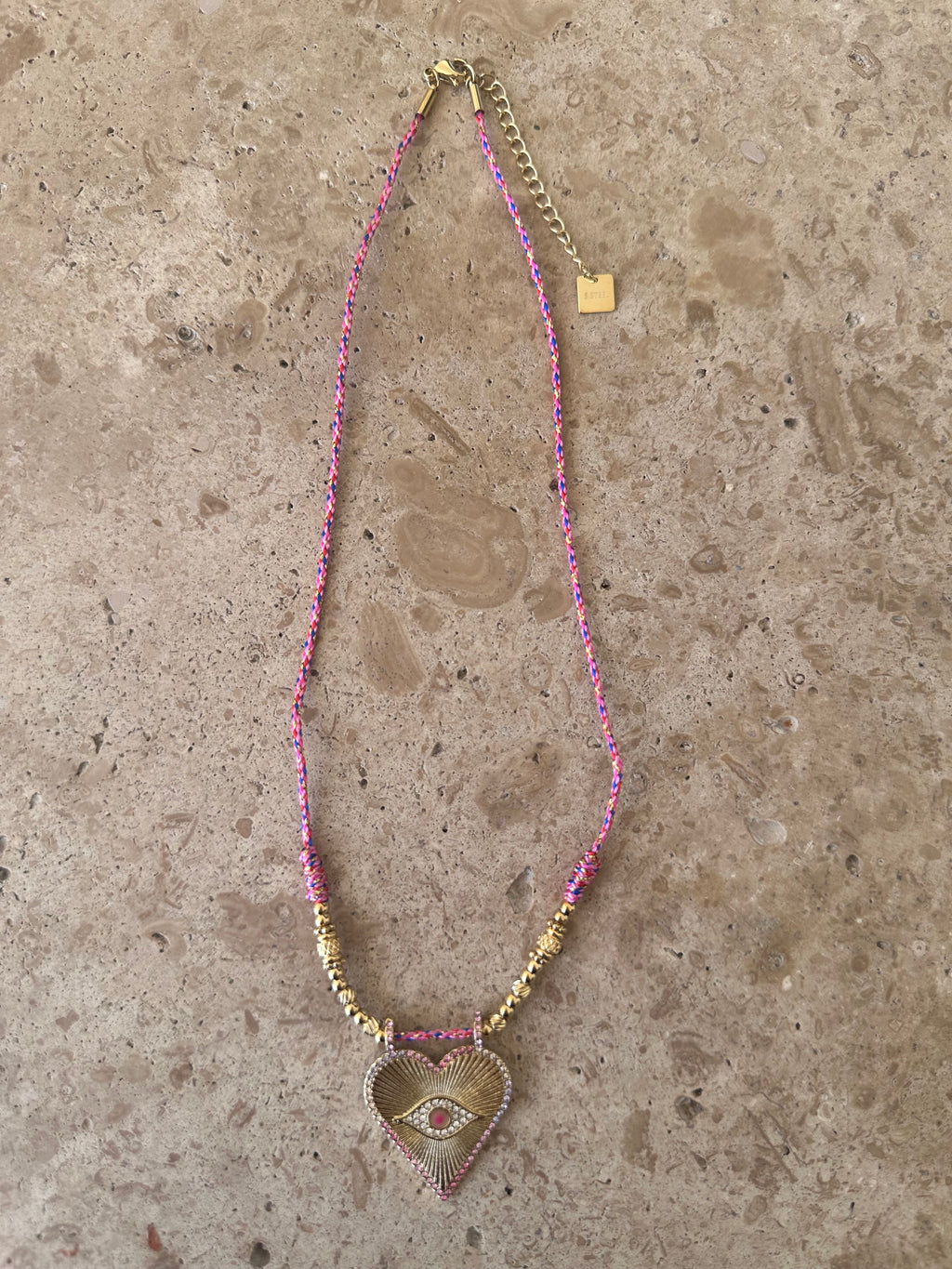 Collier Evil Eye Rose