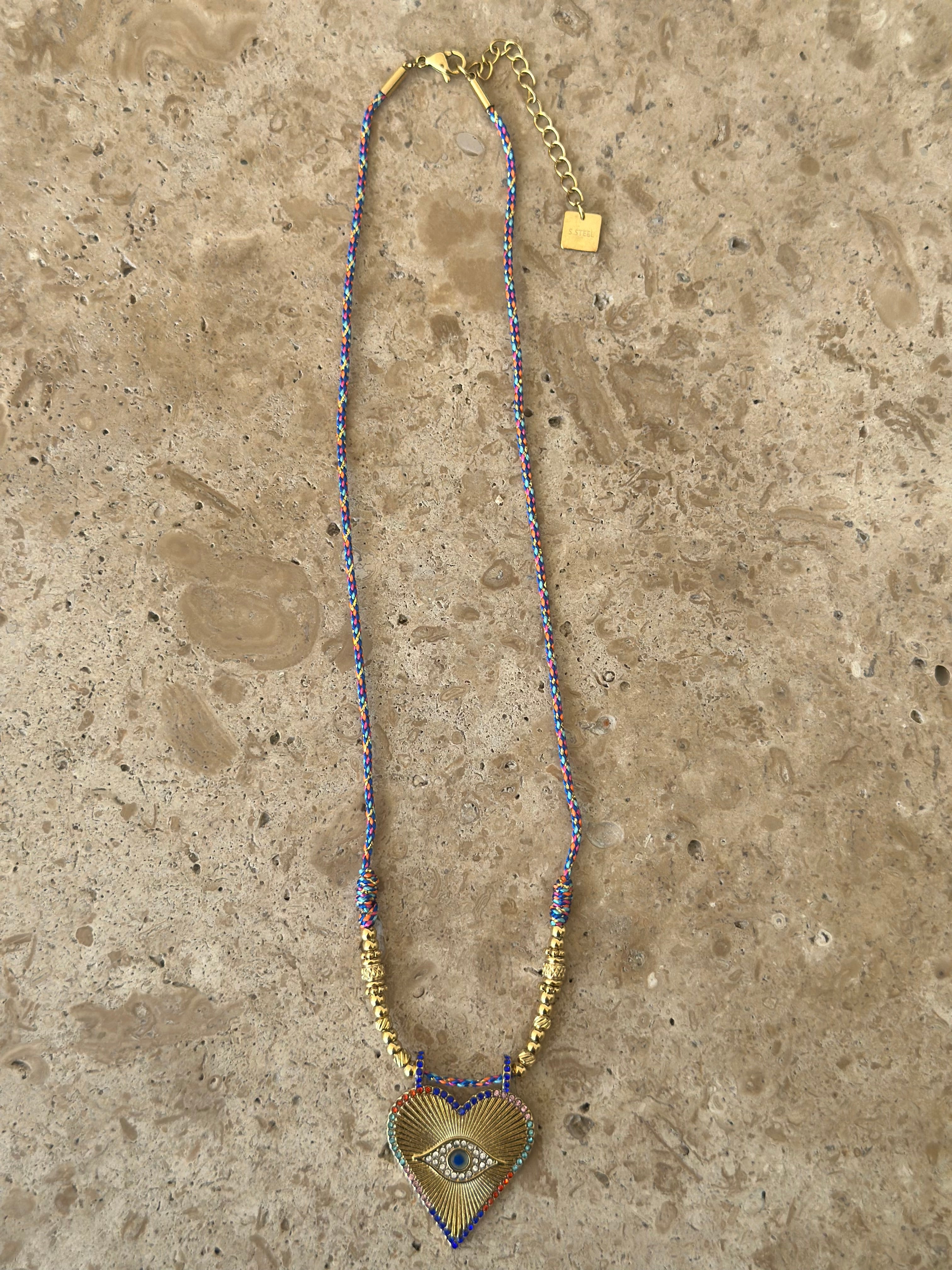 Collier Evil Eye Blue