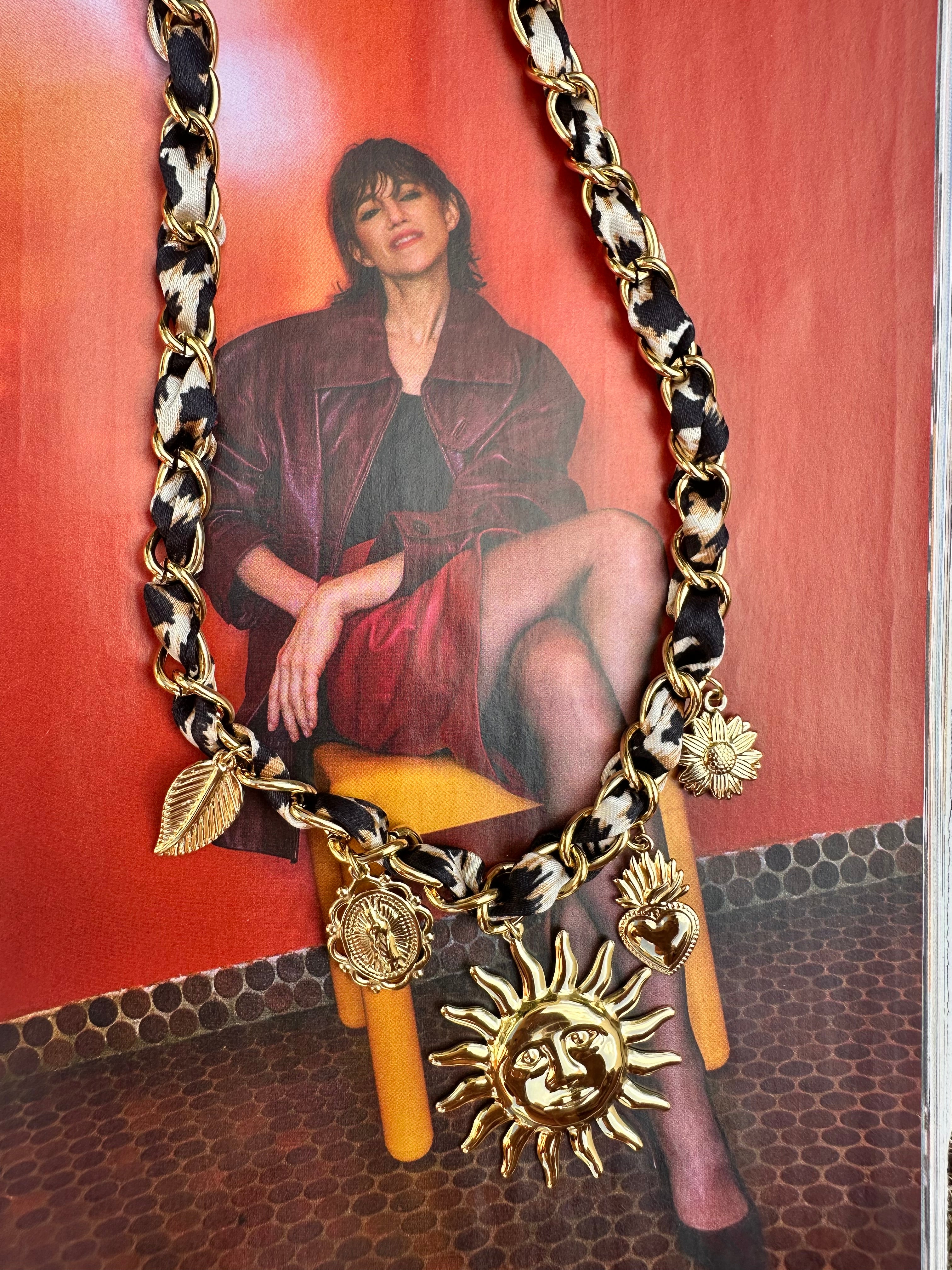 Collier Soleil Doré