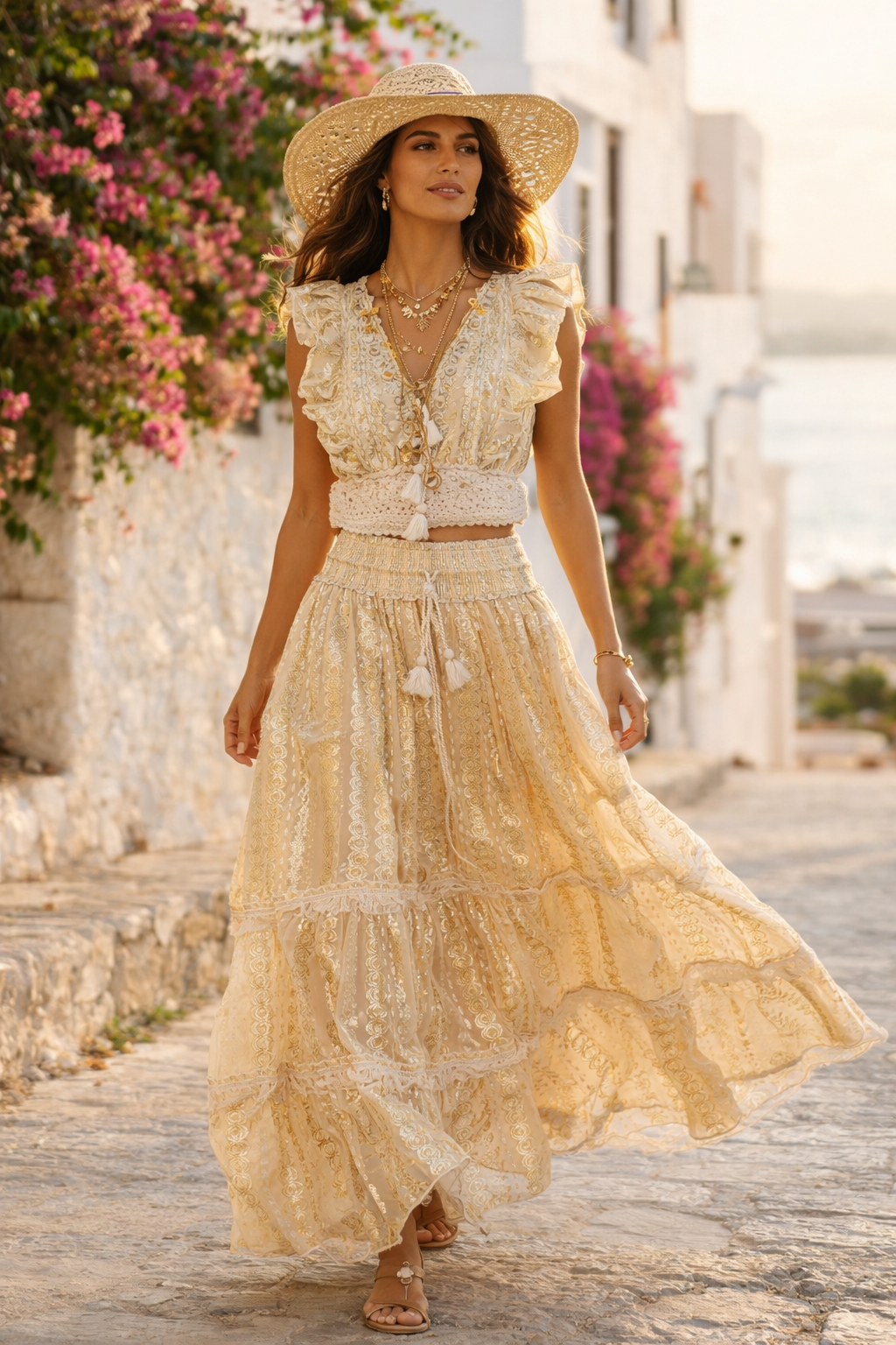 Set top et jupe Soleil Nomade