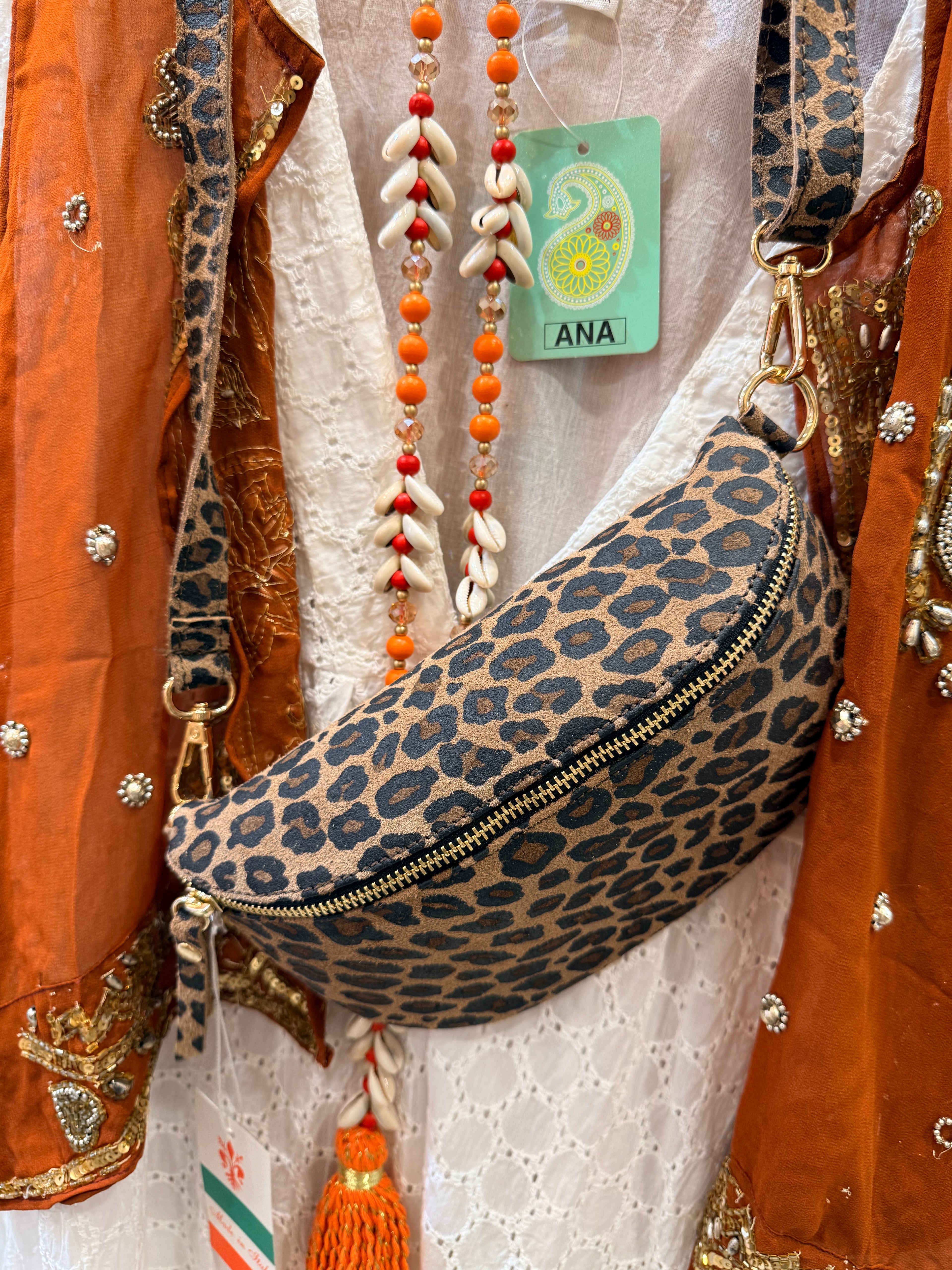 Sac banane léopard