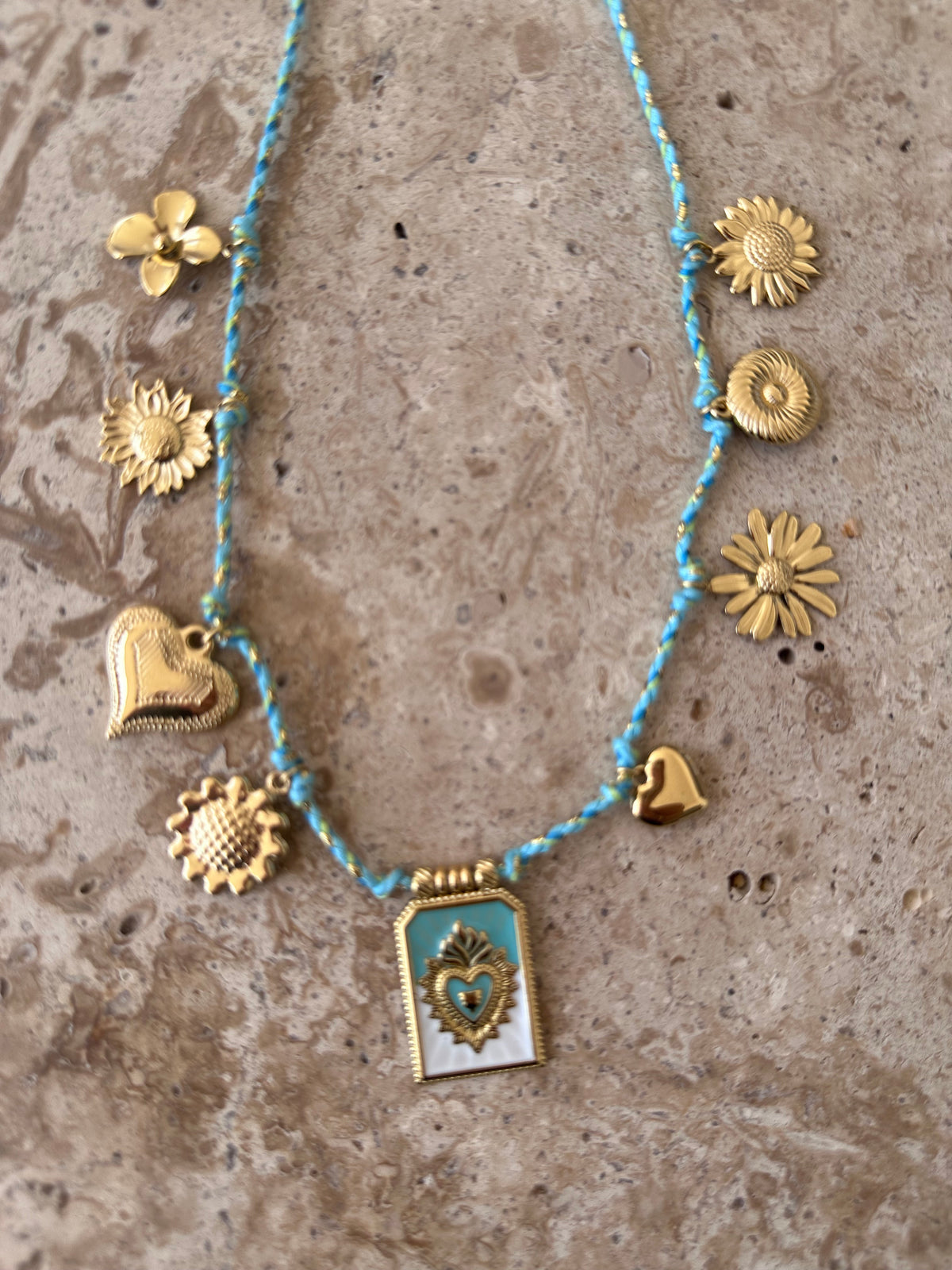 Collier AZTEA blue
