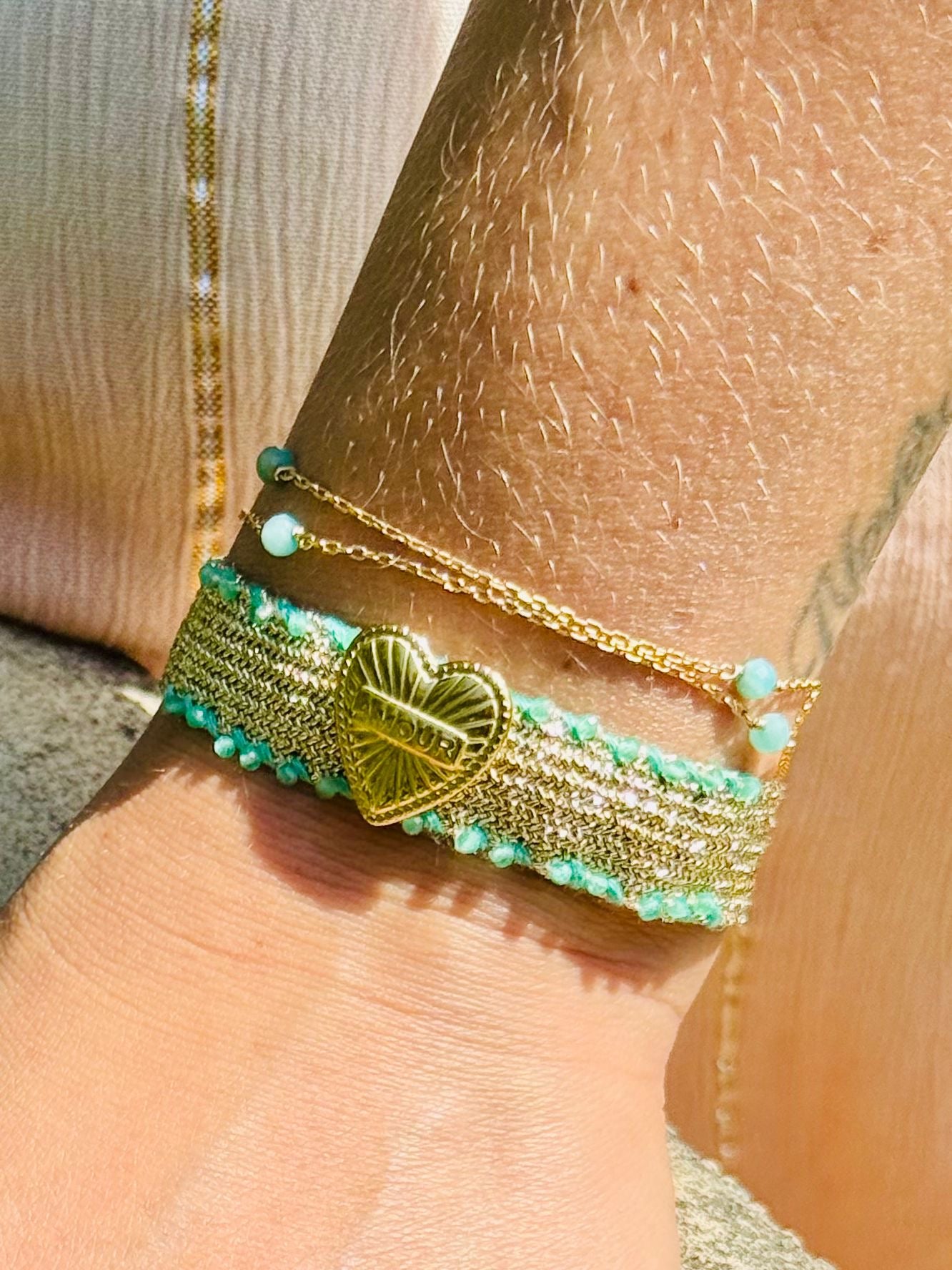 Bracelet Amor Turquoise