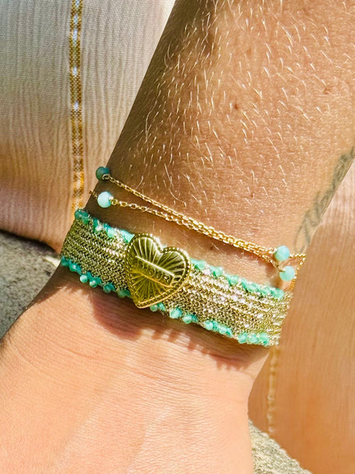 Bracelet Amor Turquoise