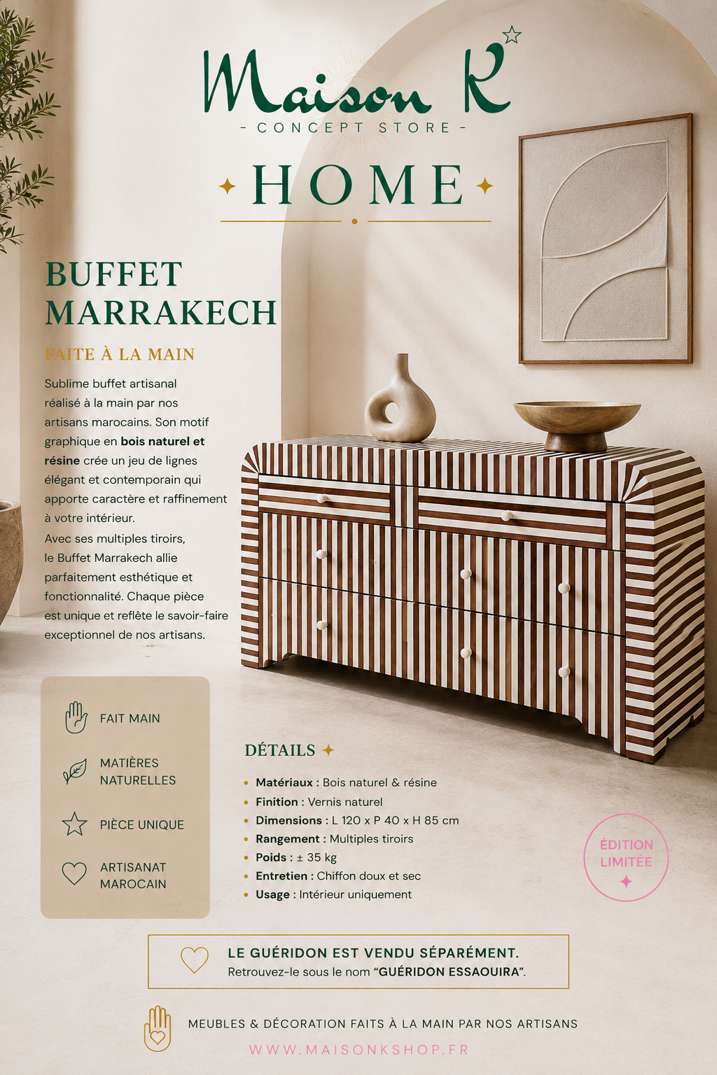Commode / buffet le Marrakech