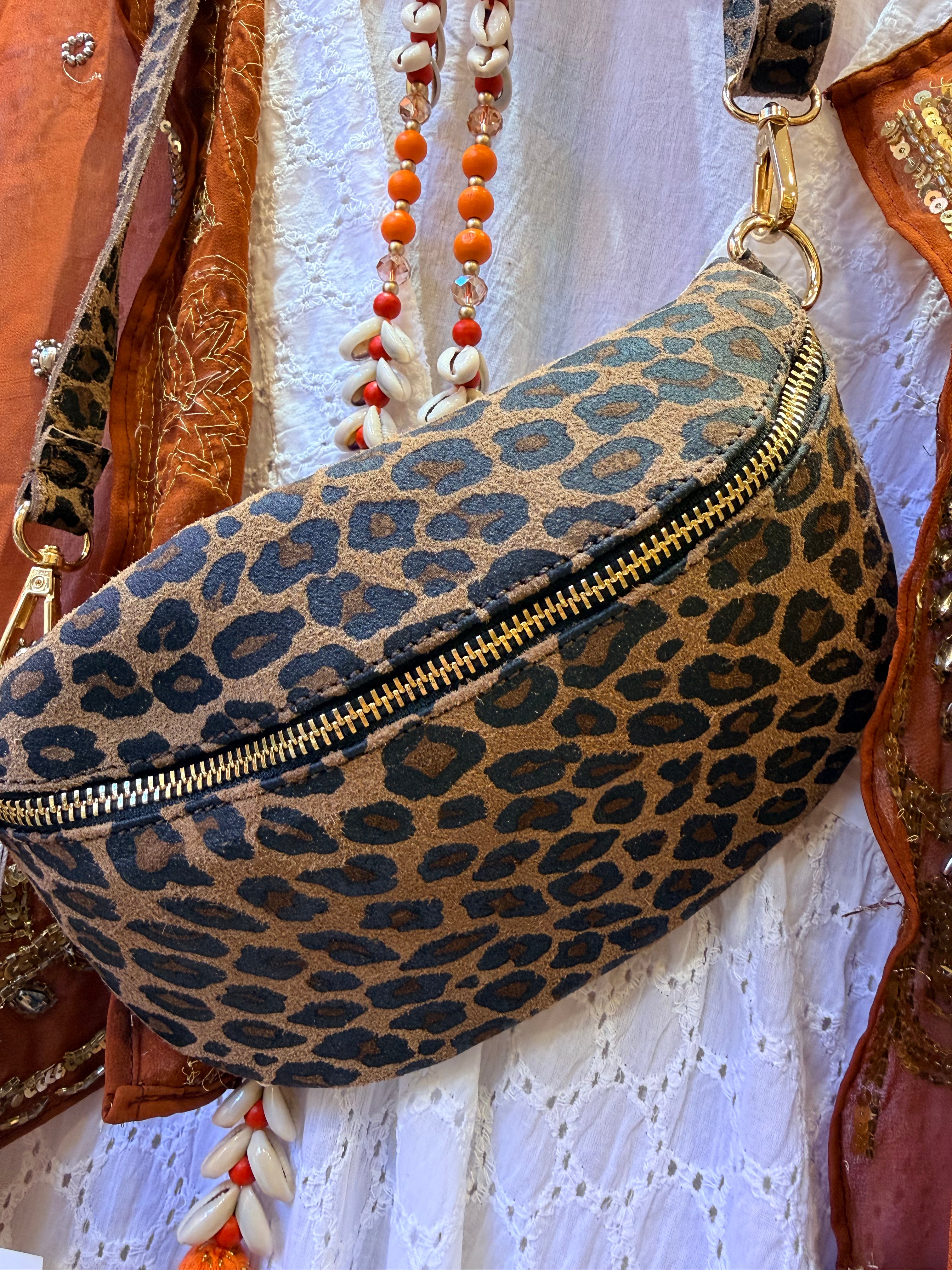 Sac banane léopard