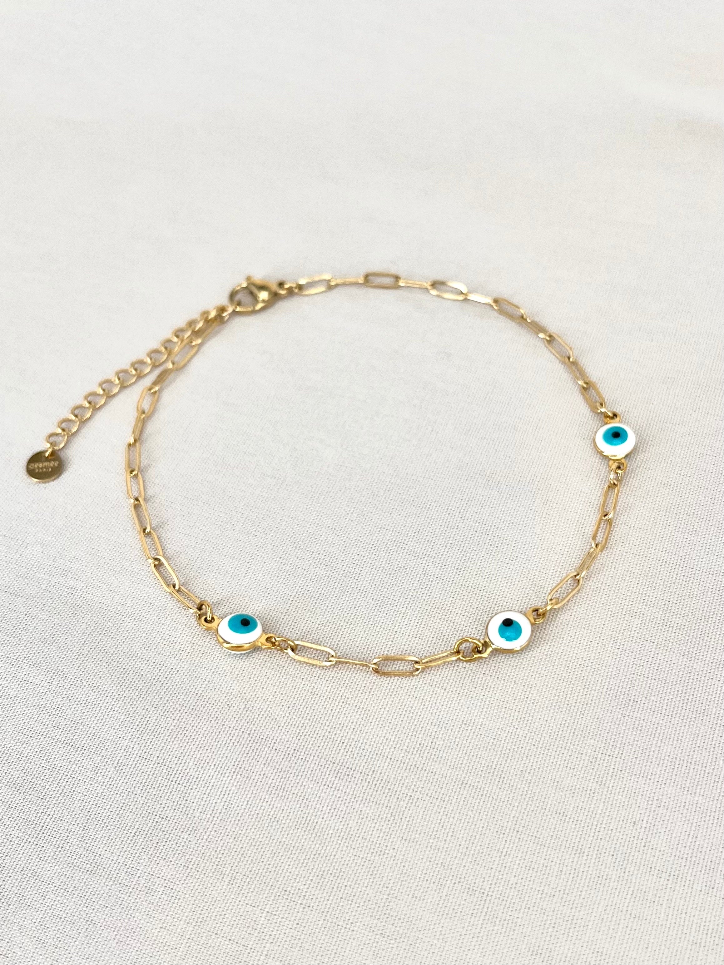 Bracelet de cheville Nazar