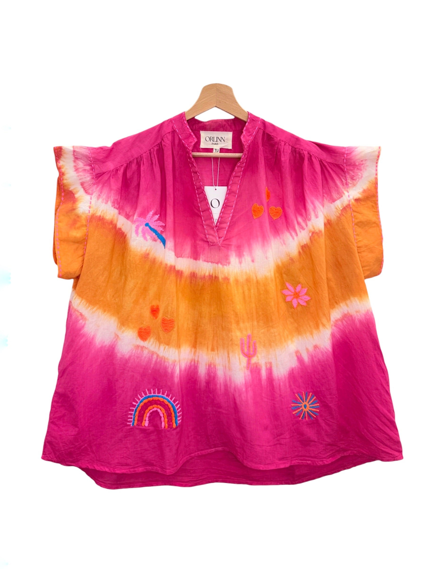 Blouse Ibiza raimbow