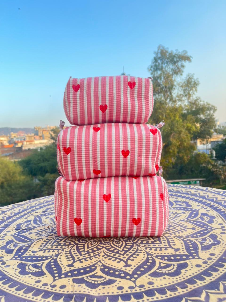 Trousse matelassée