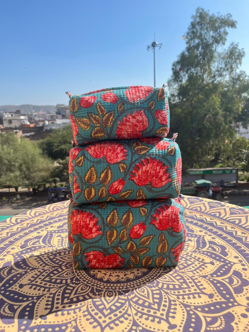 Trousse matelassée